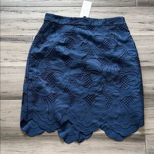 NWT Lilly Pulitzer Navy Mini Skirt
